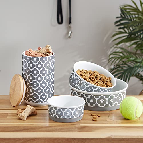 Tazón Bone Dry con base antideslizante para mantener estable.