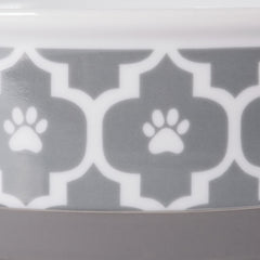 Tazón cerámico Bone Dry con aro de silicona para evitar deslizamientos.