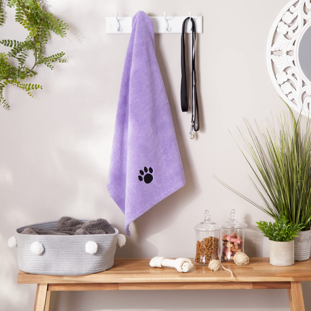 Bone Dry: toalla microfibra para secar perros y gatos tras el baño rápidamente.
