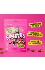 Bonkers: ingredientes nutritivos con vitaminas A, D3, E y biotina para un snack completo