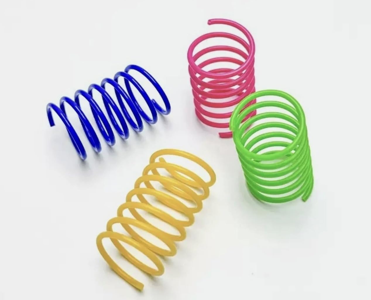 Bonkers Purrpops: juguete muelle amarillo para gatos, ejercicio y juego
