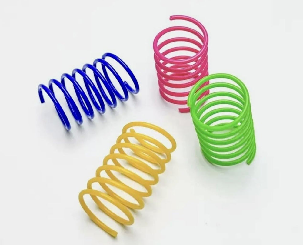 Bonkers Purrpops: juguete muelle amarillo para gatos, ejercicio y juego