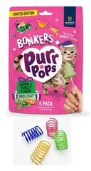 Bonkers Purrpops Navidad: piruleta de pollo para premios del gato