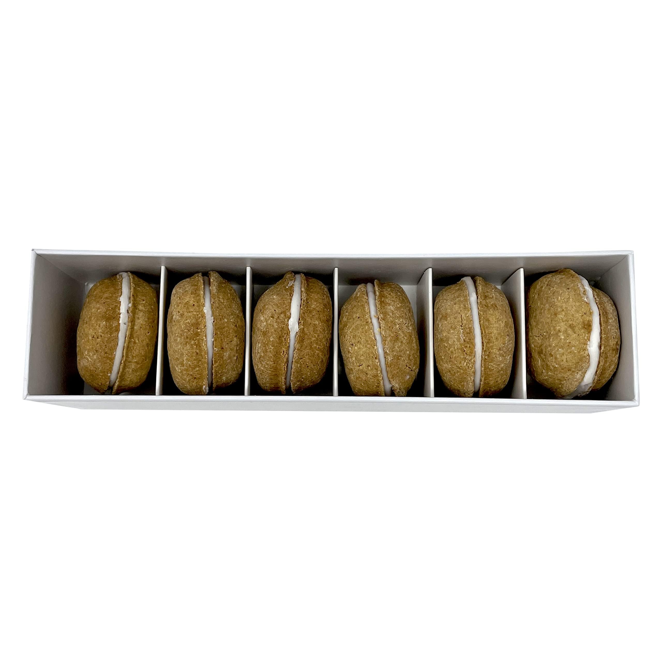 Empaque inspirado en patisseries francesas, regalo de lujo para tu perro.