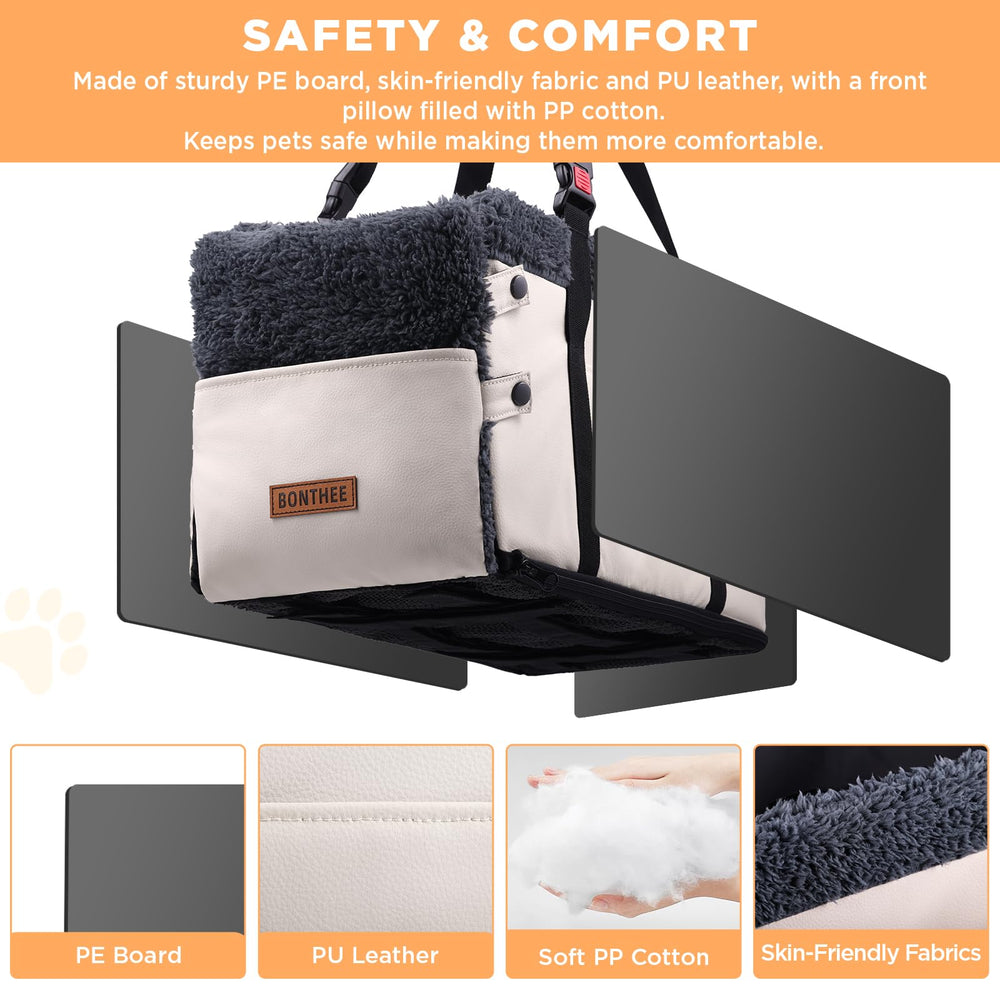 BONTHEE detalle respaldo acolchado para comodidad del perro