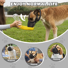 Bozal BONTHEE para grooming y visitas al veterinario, ayuda a gestionar mordiscos.