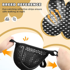 Bozal BONTHEE para perro con malla nylon aireada para mejor respiración