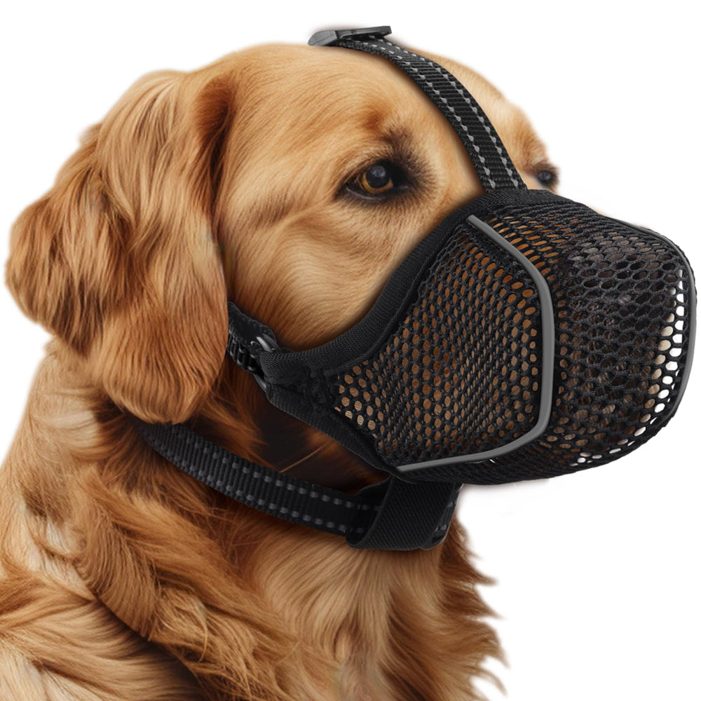 Bozal BONTHEE de malla suave para perros, cómodo y respirable durante paseos.