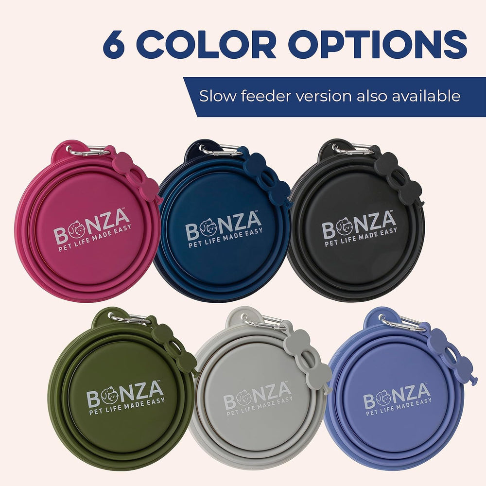 Bonza cuenco plegable con silicona, lavado sencillo