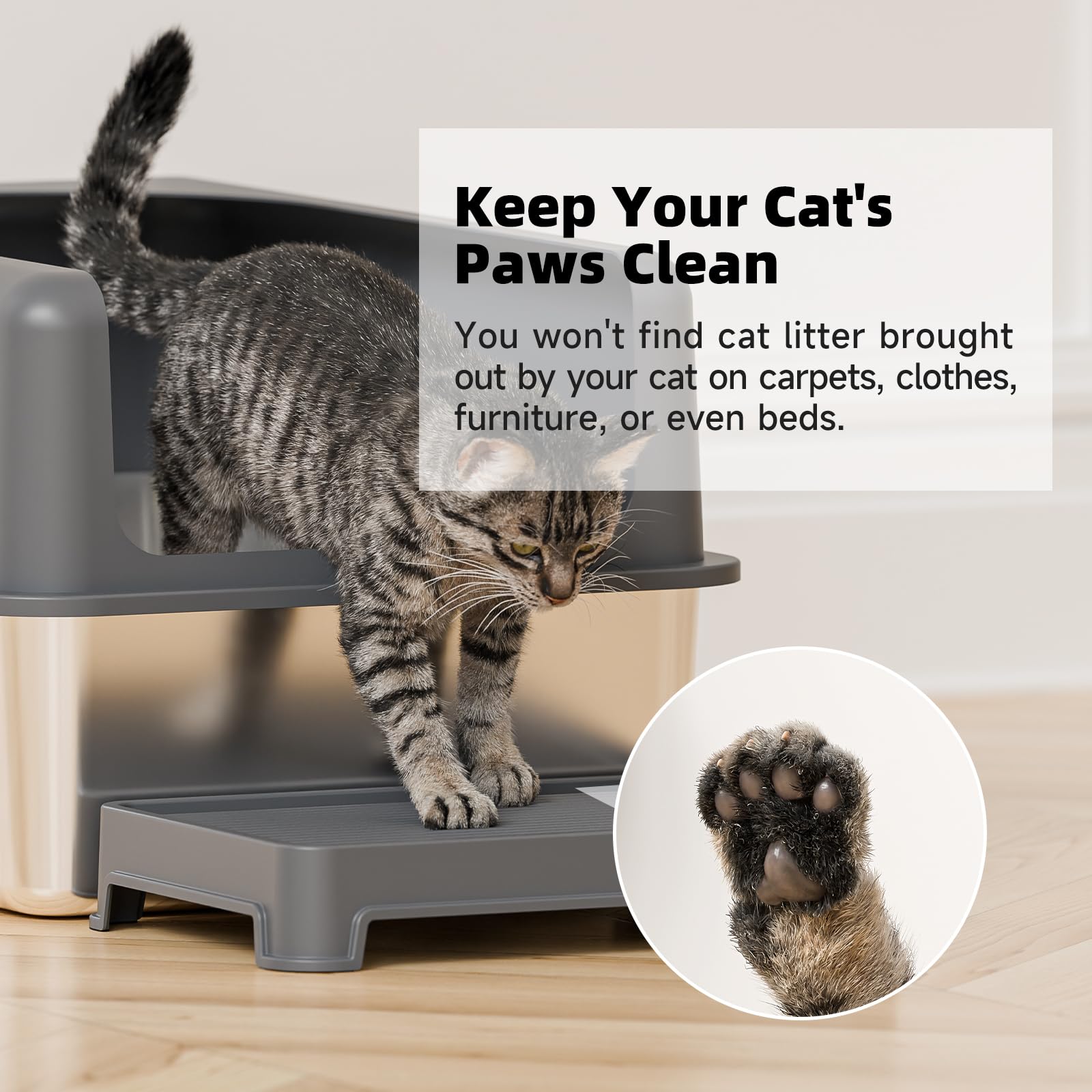 Booche rampa para gatos pequeños y mayores, uso seguro y cómodo
