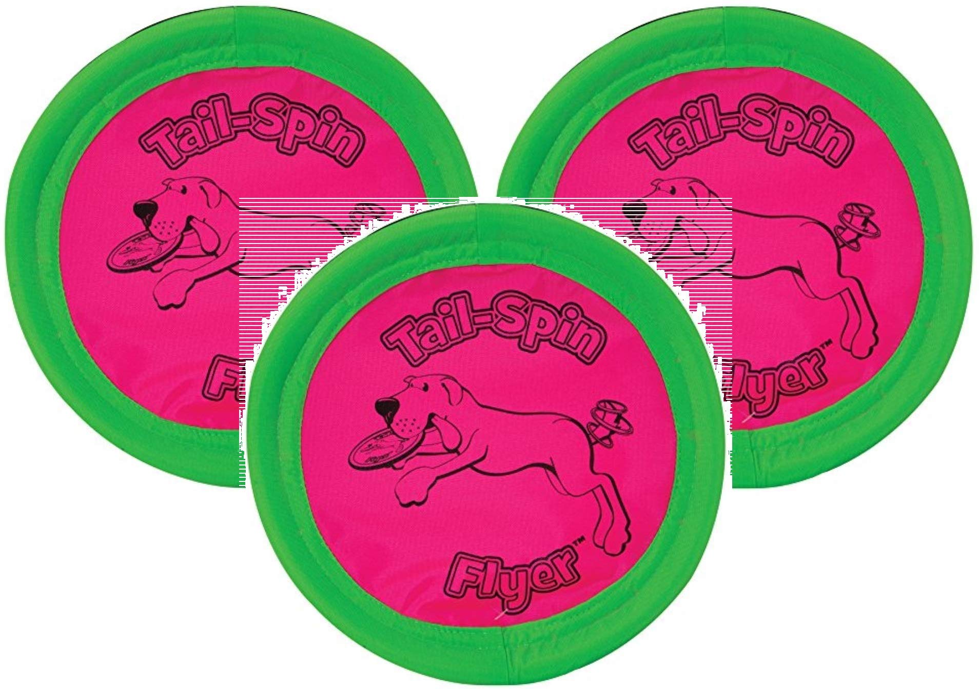Booda Tail-Spin Disco para perros, disco volador ideal para juegos de buscar y agua.