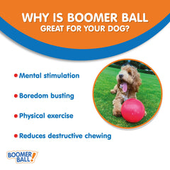Boomer Ball flotante en agua para juegos acuáticos.