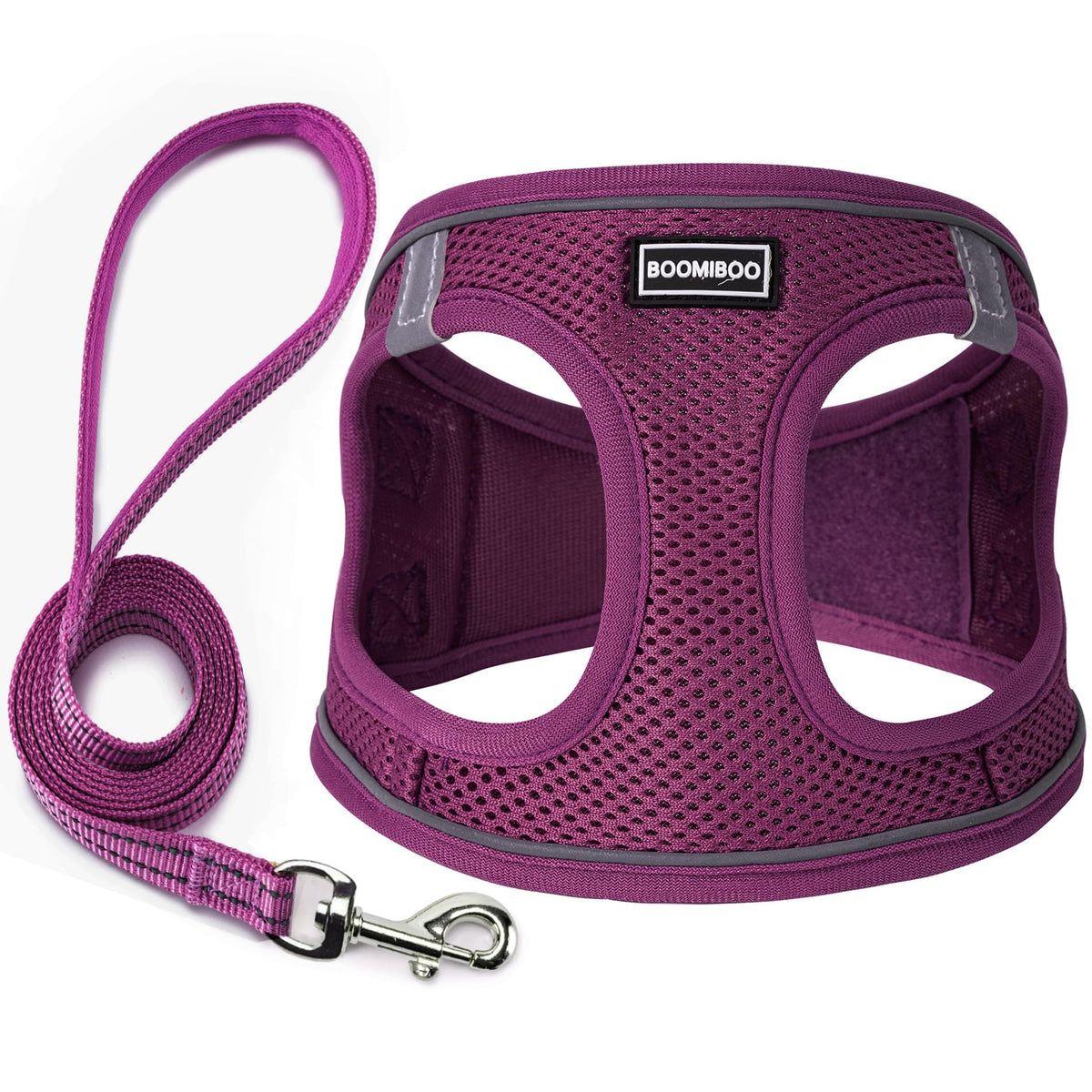 BOOMIBOO arneses perro conjunto correa, aumenta control y seguridad en paseos diarios.