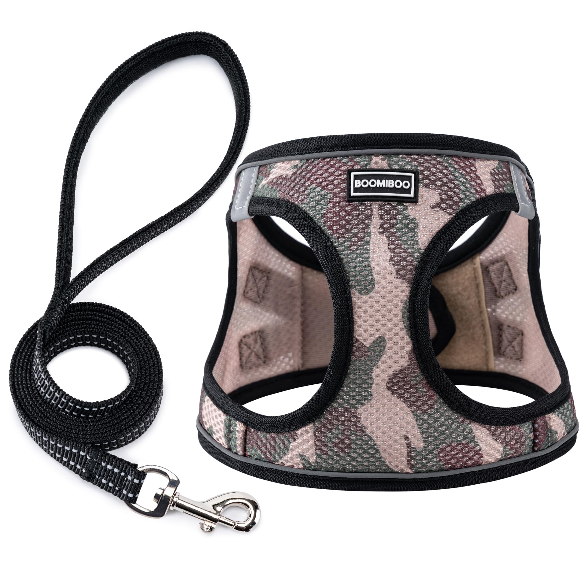 BOOMIBOO arnés para perro sin tirones, cómodo para paseos.