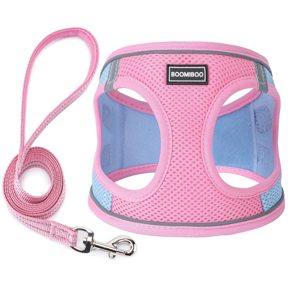 BOOMIBOO arnés para perro sin tirones con malla ventilada para paseos cómodos