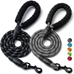 BOOMIBOO correa para perros con asa acolchada para paseos cómodos.