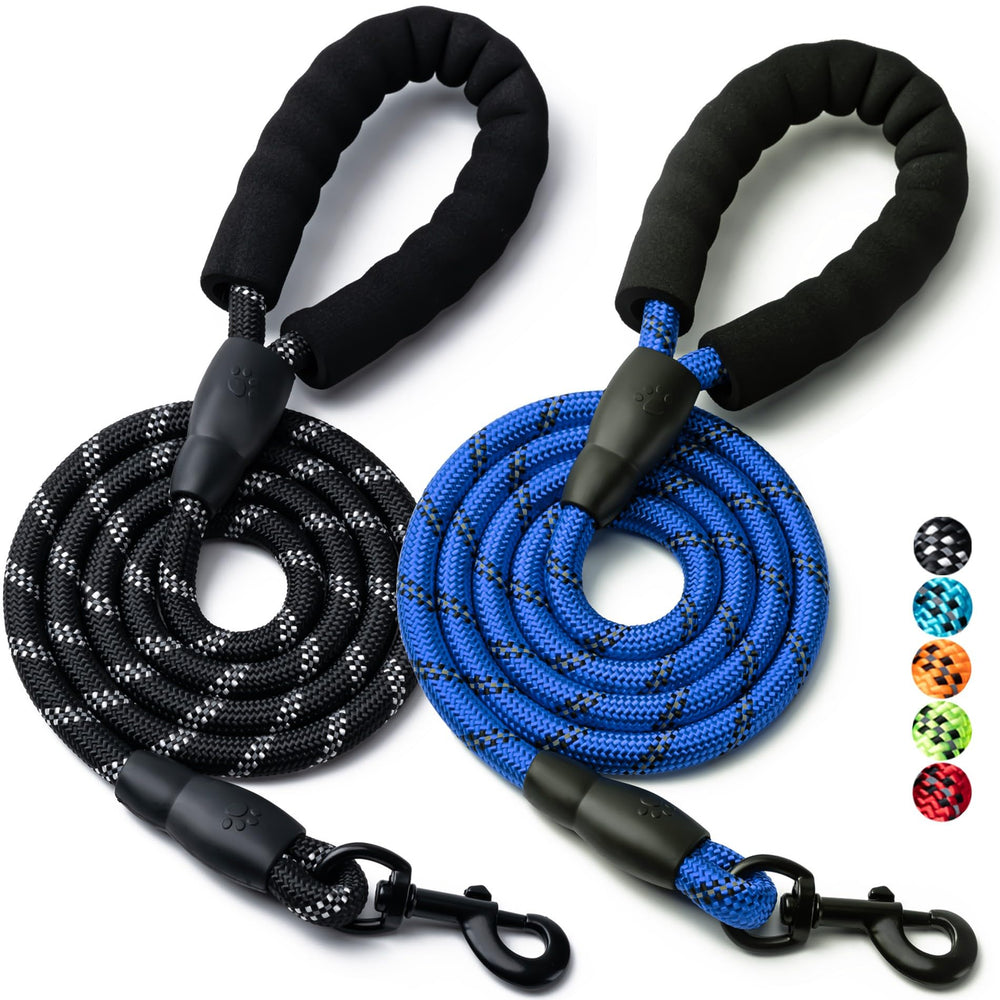 BOOMIBOO correa para perros – doble pack, ideal para paseos con dos mascotas