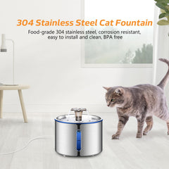 BOORCA fontana-capacidad-2-5l: ideal para hogares con varias mascotas