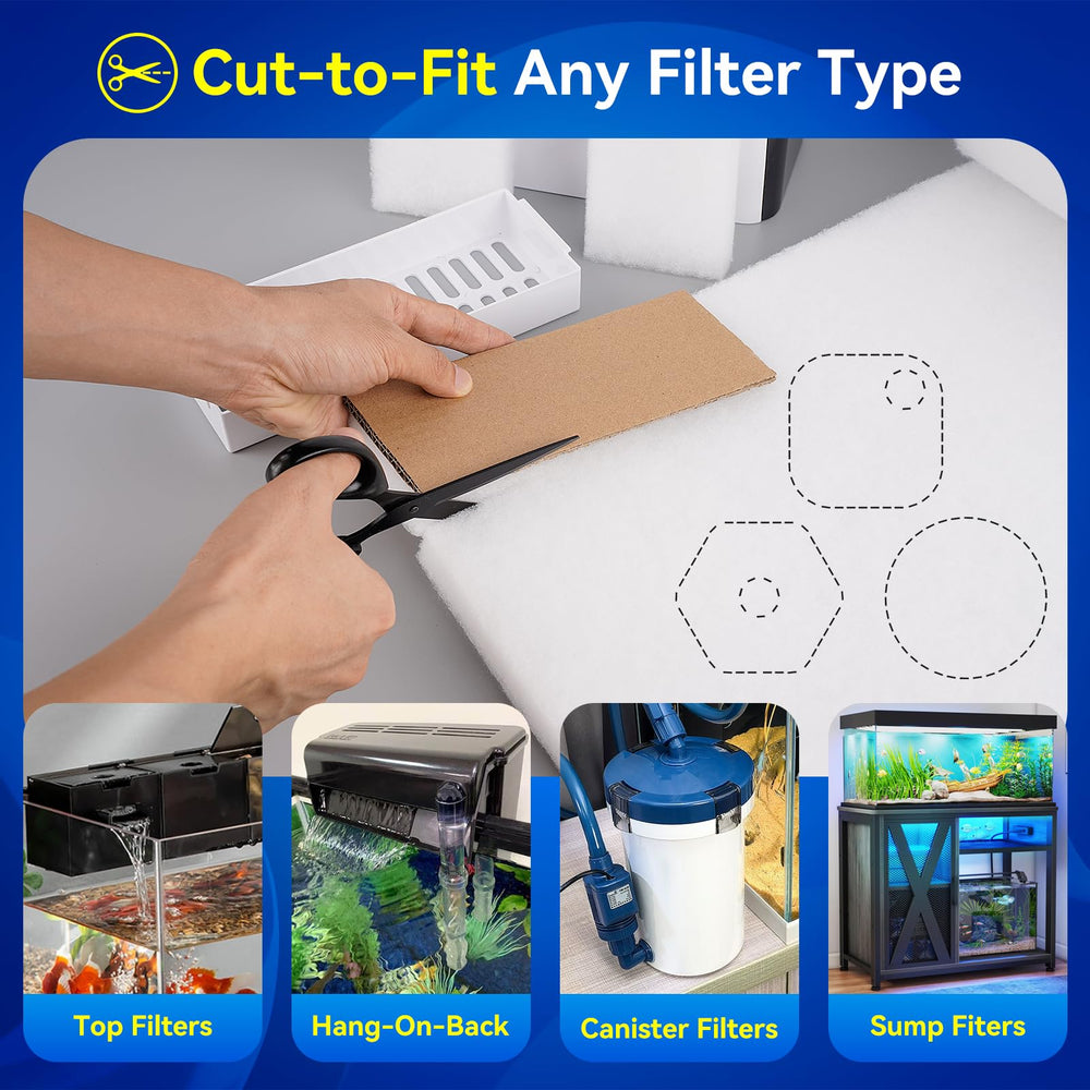 Borlech pad filtrado floss poliester adecuado para filtros canister y sump.