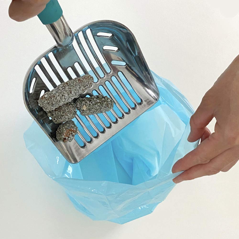 BOS Amazing Odor Sealing Bags: dispensador compacto facilita uso y atado.