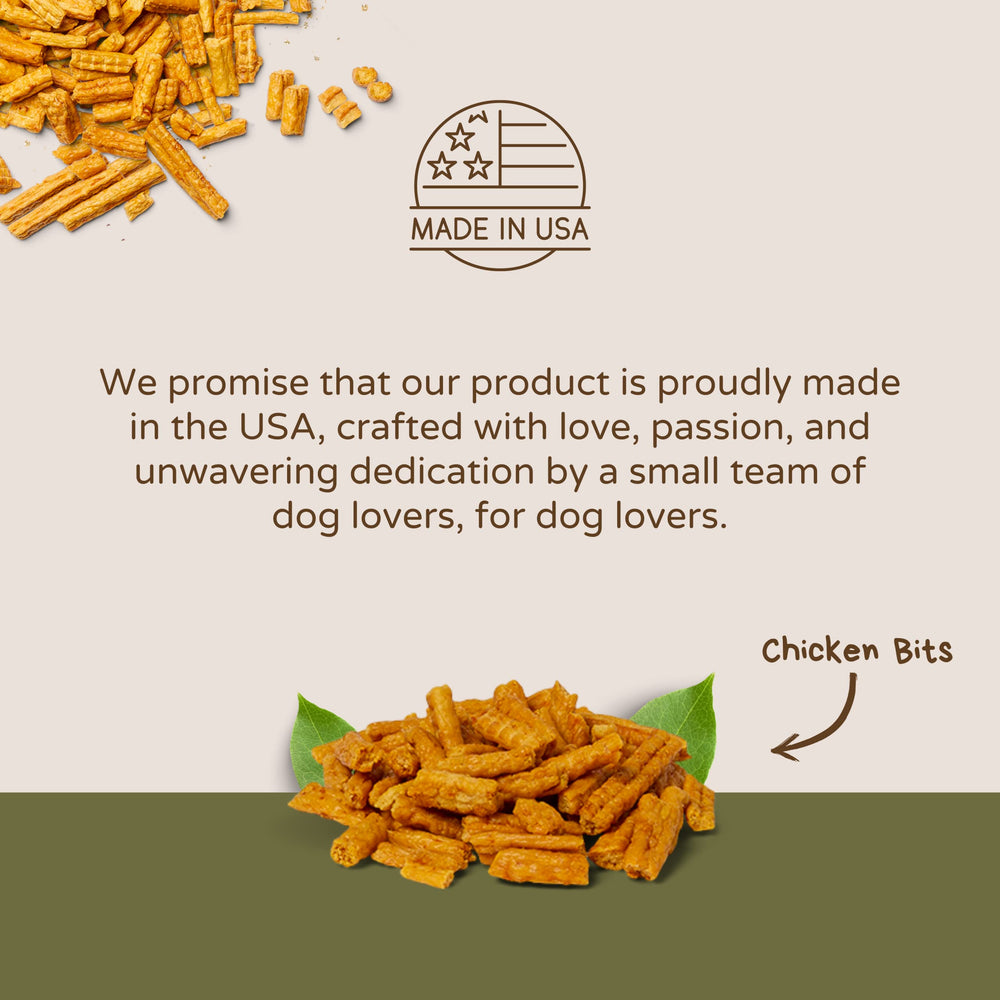 Trozos de pollo Boulder ingredientes simples y procedencia en EE. UU