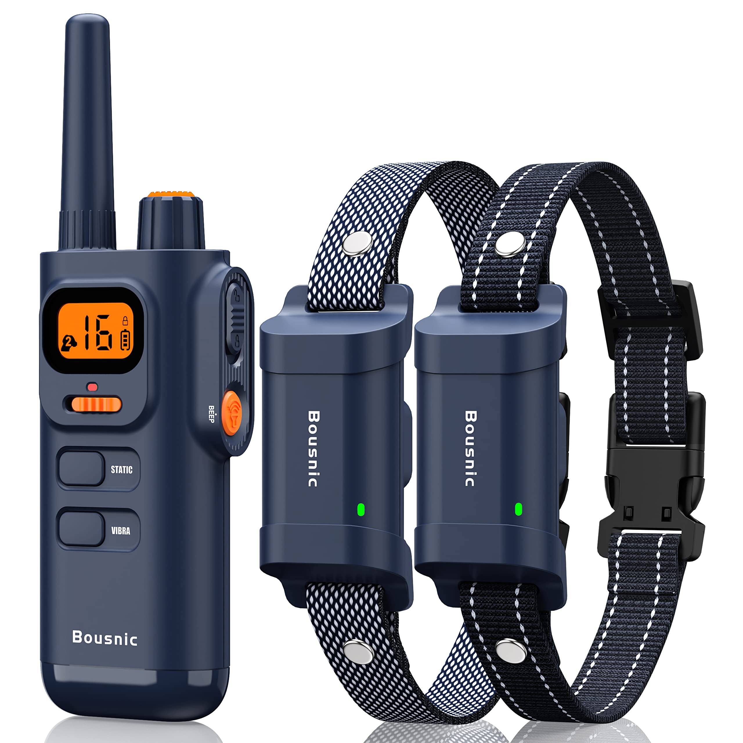BOUSNIC collar receptor ligero para entrenamiento cómodo y prolongado