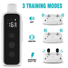 BOUSNIC control remoto ergonómico para entrenar dos perros con facilidad