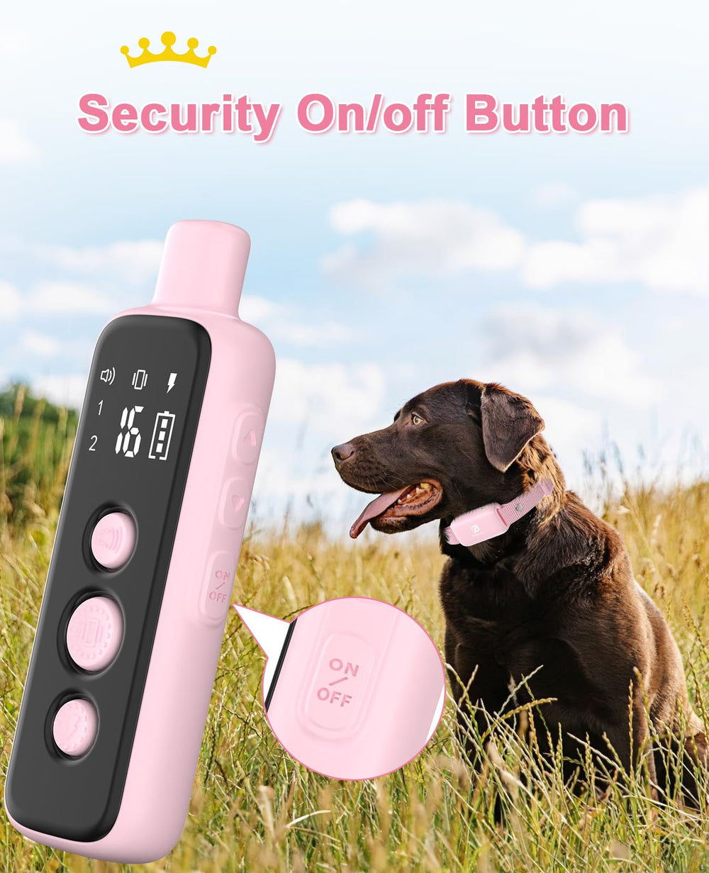 BOUSNIC Shock Collar batería recargable de larga duración para más sesiones.