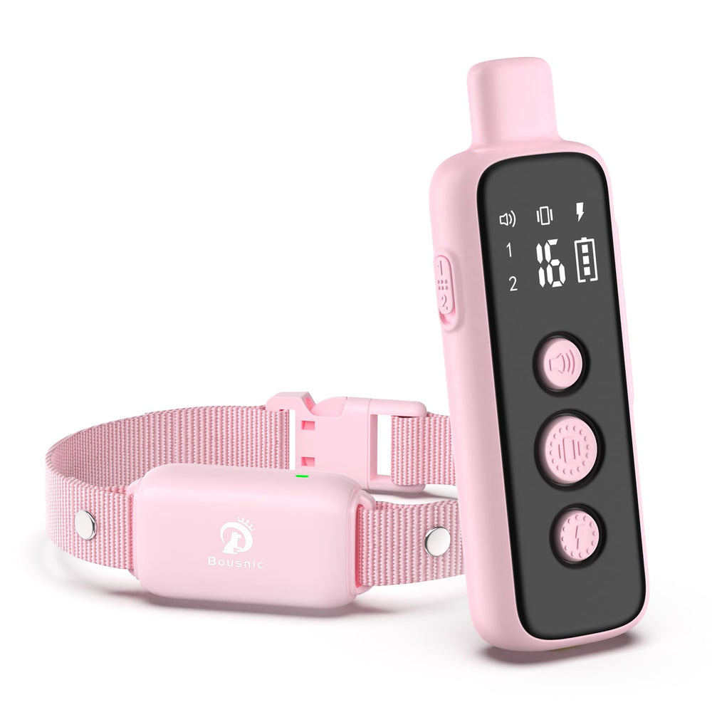 BOUSNIC Shock Collar receptor compacto para perros, entrenamiento cómodo.