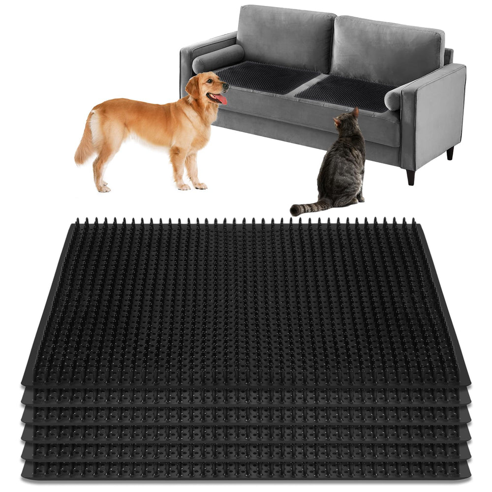 Bouticol alfombra disuasoria para perros sobre el sillón protege el sofá.