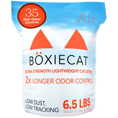 Boxiecat, arena para gatos con control de olor de 35 días en la caja de arena.