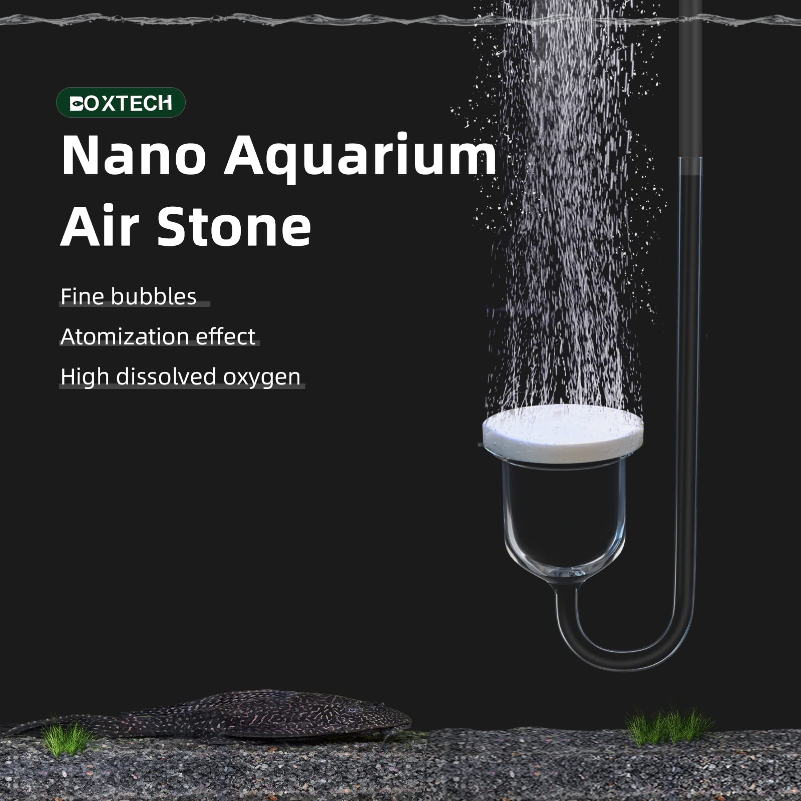 boxtech-paq-difusor-aire-acuario: paquete completo para oxigenación eficiente