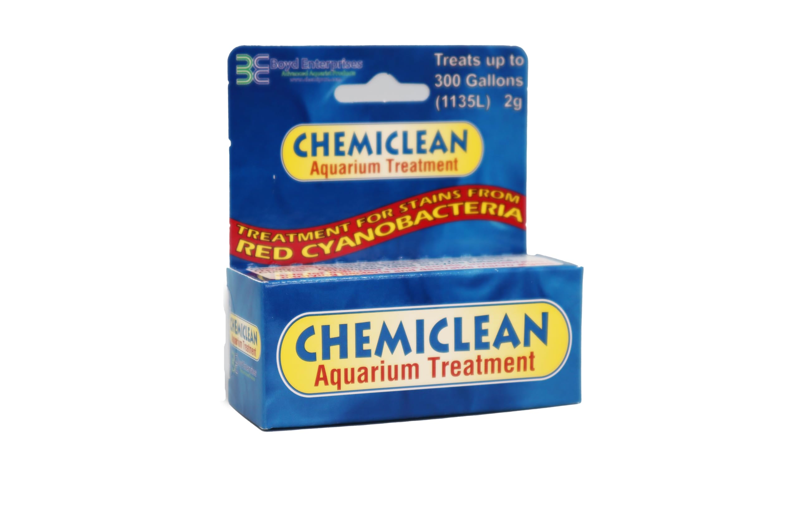 Boyd Chemiclean en botella de 2 g para tratar acuarios marinos y de agua dulce