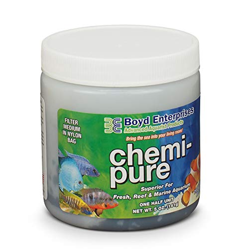 Boyd Enterprises Chemipure, potencial mejora la calidad del agua en acuarios.