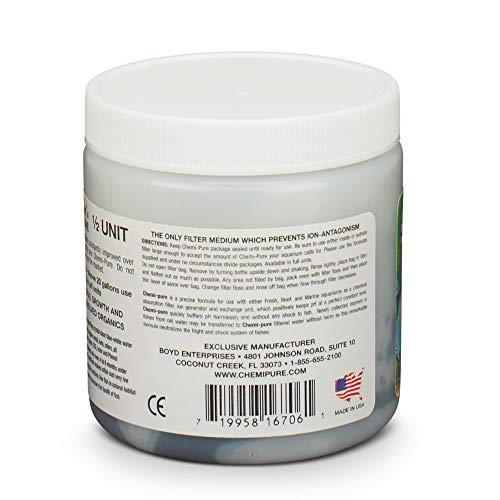 Boyd Enterprises Chemipure, filtración compatible con distintos sistemas de acuario.