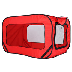 BOYUZHE jaula para perros 36 pulgadas con ventanas de malla para ventilación.