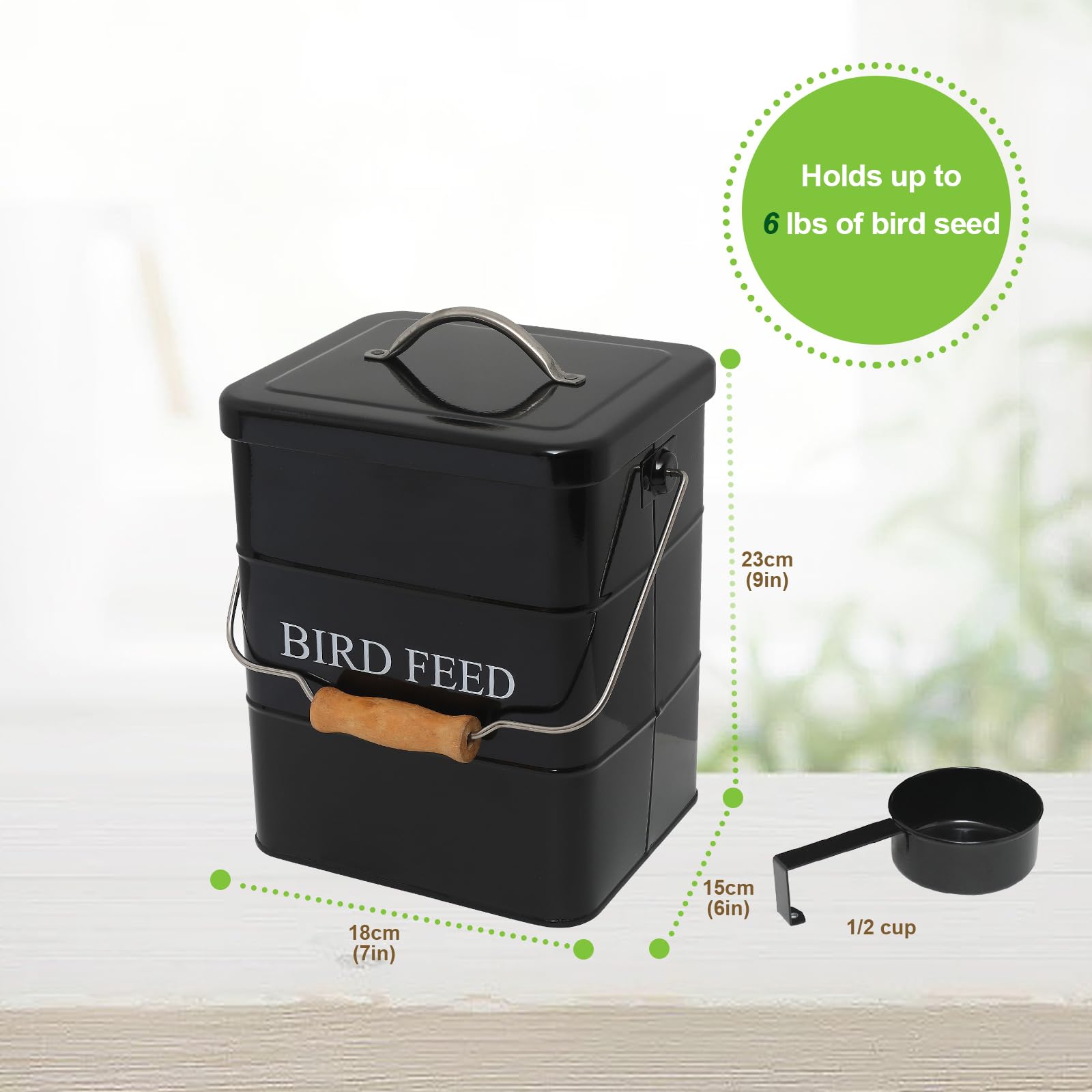 Brabtod cazo medidor de 1 taza facilita alimentar sin desorden.