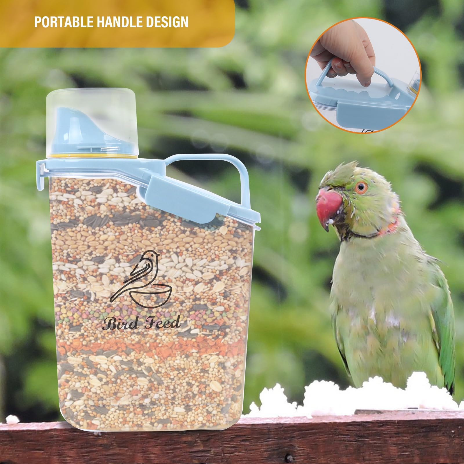Brabtod mango portátil ergonómico, transporte cómodo para uso interior o exterior.