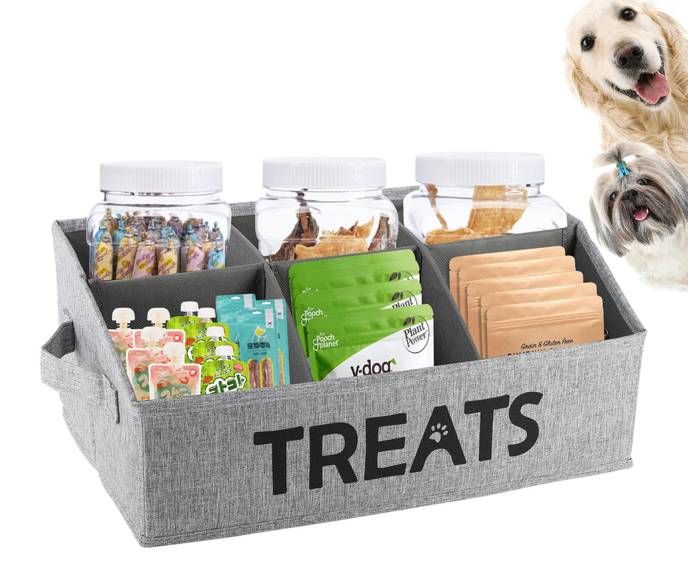 Brabtod organizador dulces para perros, frontal; ideal para mantener golosinas ordenadas.