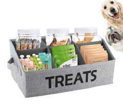 Brabtod organizador dulces para perros, frontal; ideal para mantener golosinas ordenadas.