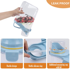 Brabtod tapa sellada de silicona, vista lateral, sellado hermético para mantener las semillas secas.