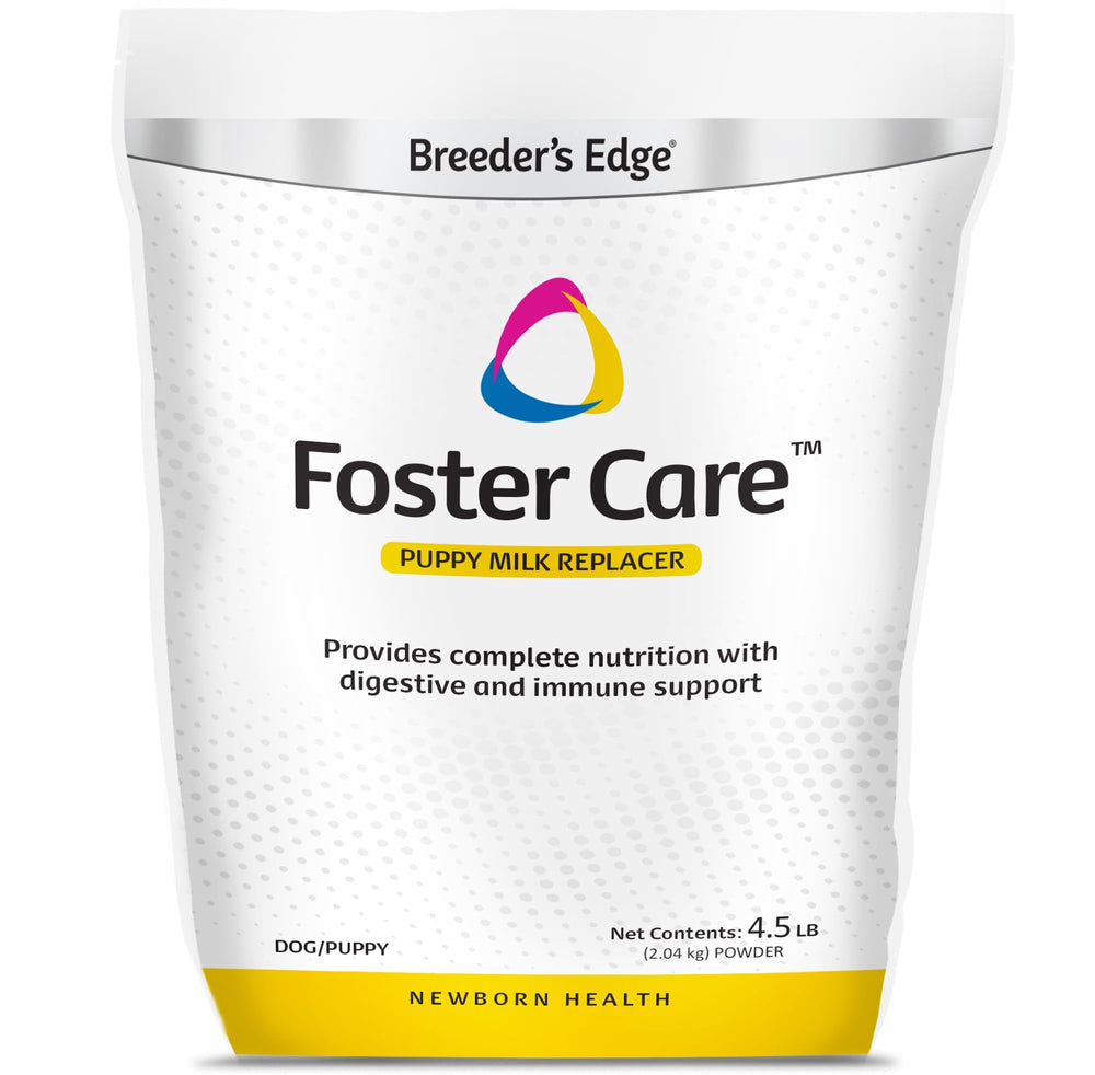 Breeder's Edge Foster Care: polvo de leche canina para nutrición completa de cachorros.