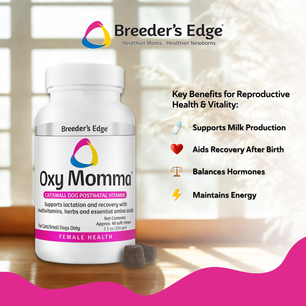 Oxy Momma promueve la producción de leche y la energía durante la lactancia.