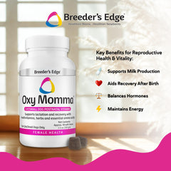 Oxy Momma promueve la producción de leche y la energía durante la lactancia.