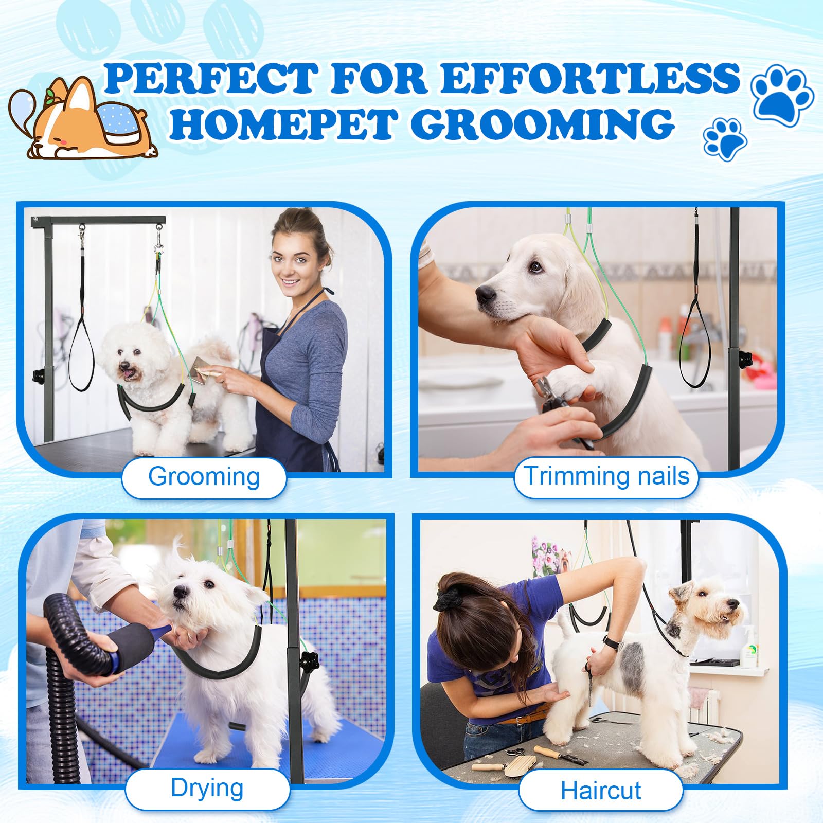Breeze Touch ideal para perros pequeños durante el aseo en casa