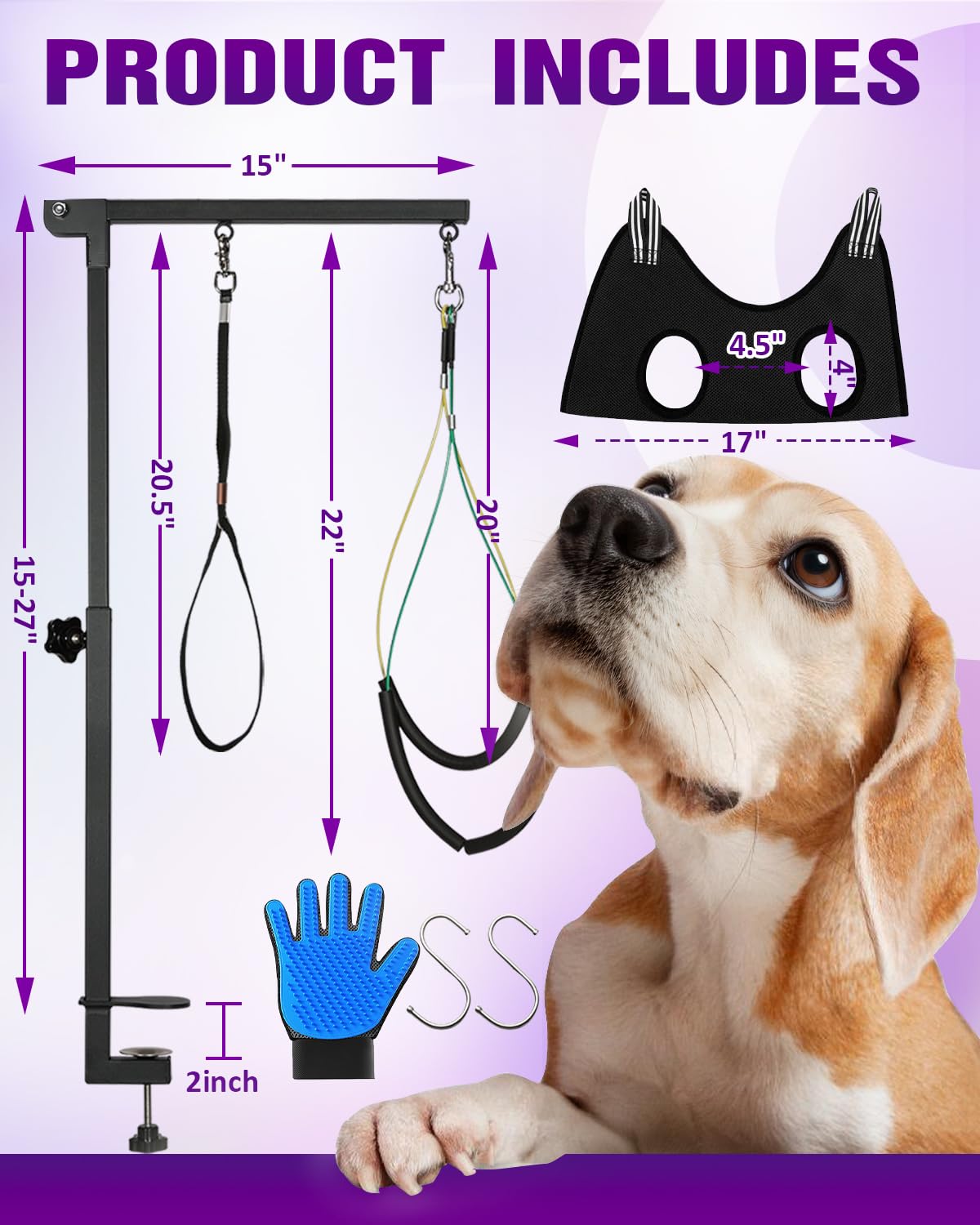 Breeze Touch cuerda de sujeción de 18 pulgadas para control suave.