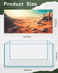 Breling fondo desierto Gobi con atardecer para un aspecto natural.
