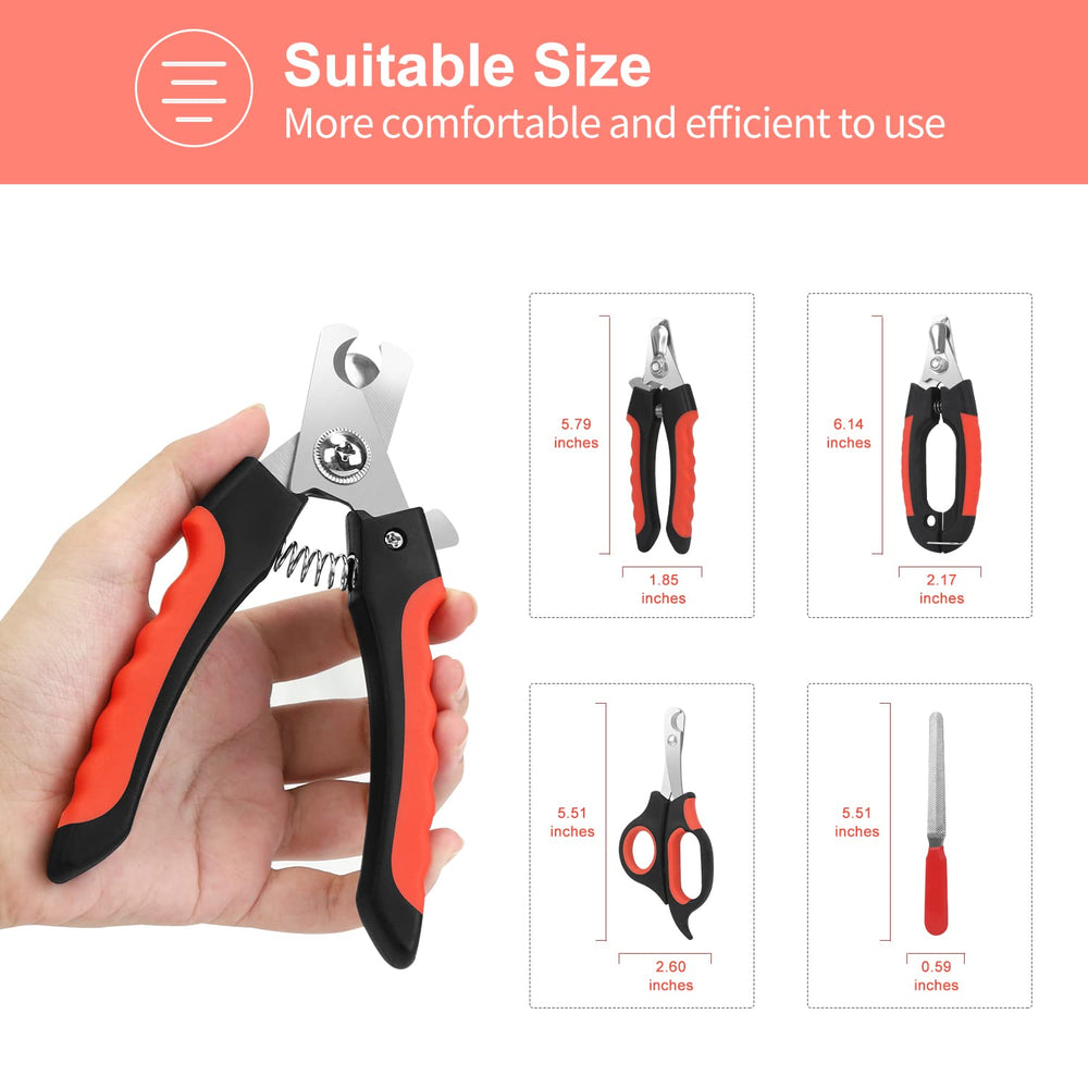 Estuche Bretheil para almacenar herramientas de uñas de mascotas.