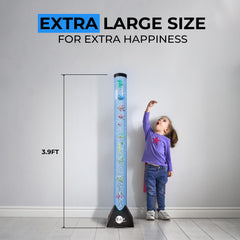 Regalo para niños: lámpara con peces en movimiento y colores vivos.