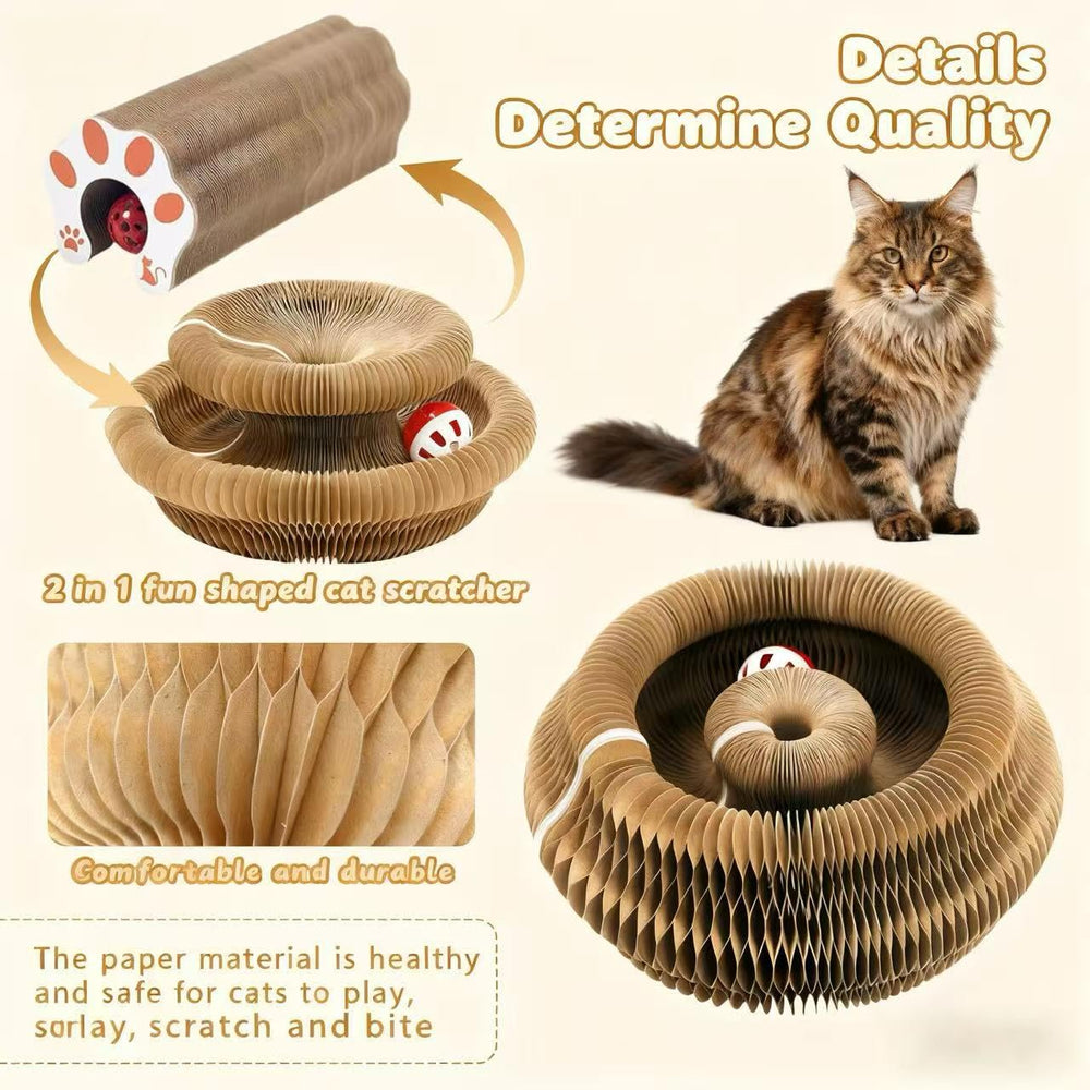 BRICKSWAN Kitty Kurlz Magic Organ pista de juego, ideal para perseguir y rascar.